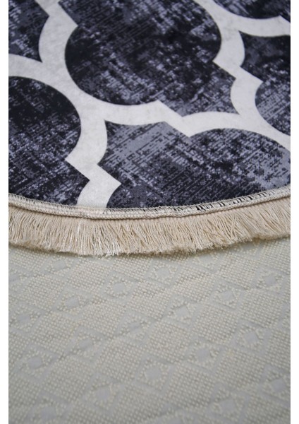 Halı Siyah Maça Yıkanabilir Saçaklı Oval Kesme Ince Yolluk Kilim Salon Halısı Modelleri fırsatları