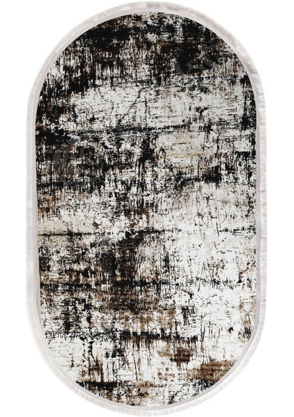 Halı Siyah K1310 Saçaklı Oval Kaymaz Kesme Ince Yolluk Kilim Salon Halısı Modelleri fiyatları