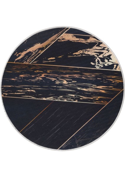 Halı Siyah Gold Yıkanabilir Yuvarlak Kesme Ince Yolluk Kilim Salon Halısı Modelleri fiyatları