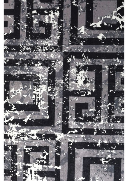 Diji Dekor Halı Siyah K1320 Yıkanabilir Saçaksız Kesme Ince Yolluk Kilim Salon Halısı Modelleri fiyatları