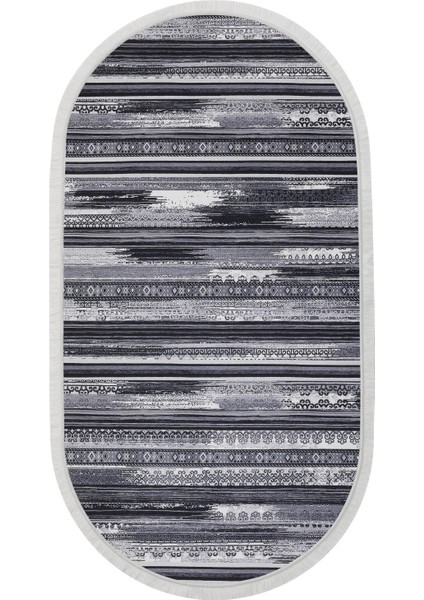 Halı Gri Köln Yıkanabilir Saçaklı Oval Kesme Ince Yolluk Kilim Salon Halısı Modeli fiyatları