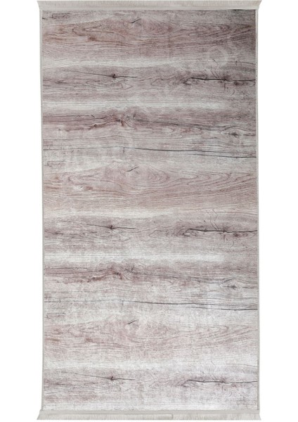 Halı Vizon KY7005 Yıkanabilir Saçaklı Kesme Ince Yolluk Kilim Salon Halısı Modelleri