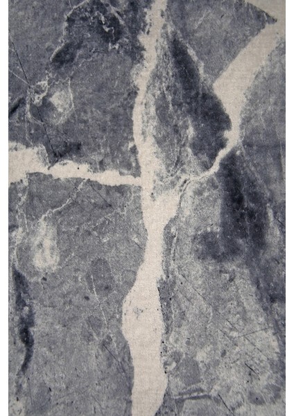 Halı Gri Cool Granit Yıkanabilir Saçaklı Oval Kesme Ince Yolluk Kilim Salon Halısı Modeli