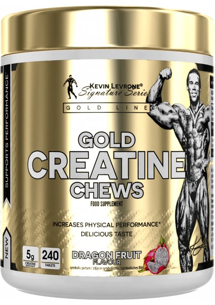 Kevin Levrone Gold Creatıne Chews 240 Tablet