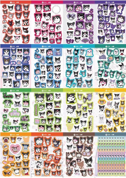 Kuromi Temalı Sticker Kitapçığı GGK PM005 fiyatları