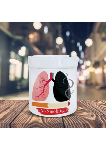 No Smoking Yazı Baskılı Küllük Kül Tablası -22207 fiyatları