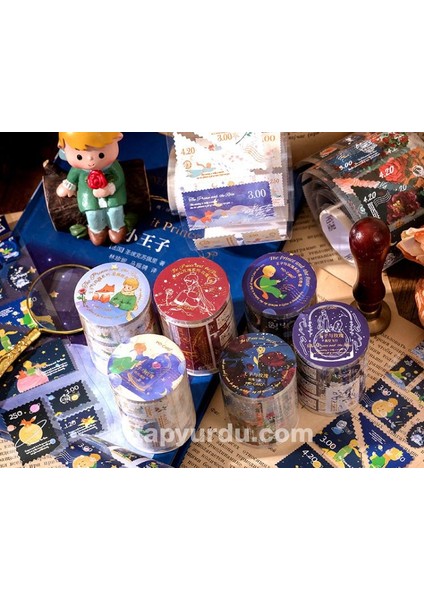 Küçük Prens Galaksi Temalı Rulo Sticker Seti GGK PN001 modelleri