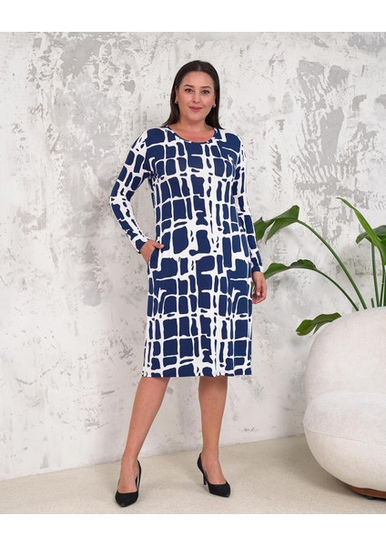 Kadın Büyük Beden Örme ELBISE-BGE66 fiyatları