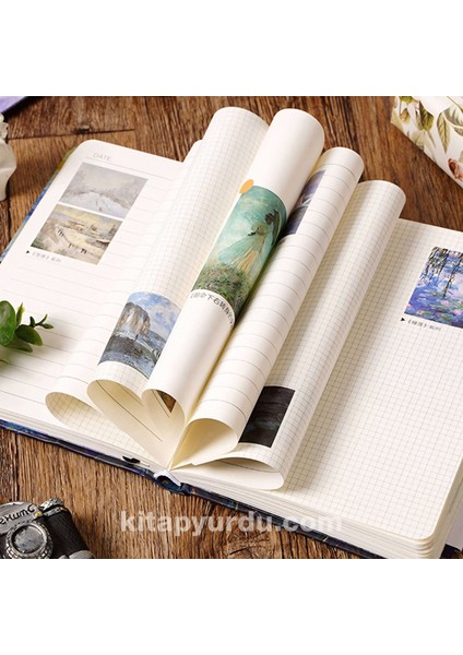 Van Gogh Kafe Terasta Gece Temalı Kutulu Kit • Defter • Kalem • Washi Bant • Ayraç • Sticker (GGK-NB006)