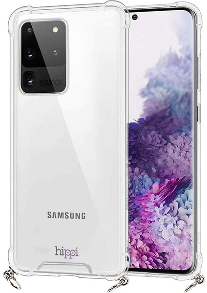 Samsung Galaxy S20 Ultra Darbe Emici Şeffaf Silikon Kılıf