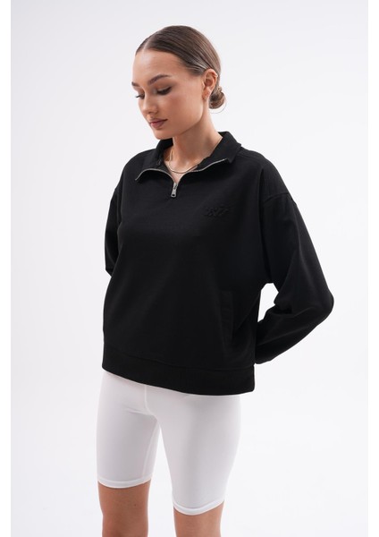 Kadın Yarım Fermuarlı SWEATSHIRT-BGS20