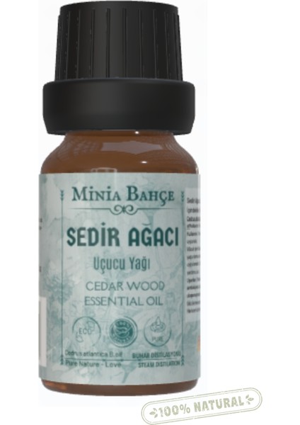 Sedir Ağacı Uçucu Yağı, %100 Saf, 10 ml