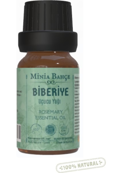 Biberiye Uçucu Yağı, %100 Saf, 10ML