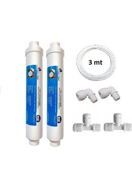 Su Arıtma Cihazı Tatlandırıcı Filtre ve Bağlantı Seti