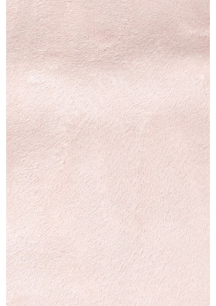 Peluş Halı Pembe Saçaklı Oval Post Kesme Yolluk Kilim modelleri