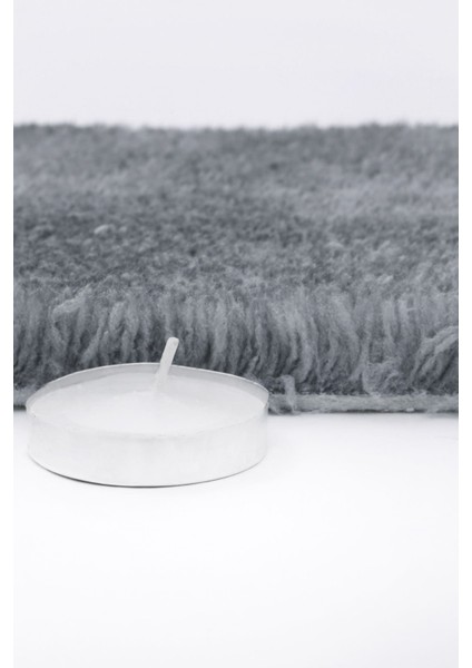 Peluş Halı Koyu Gri Yıkanabilir Post Kesme Yolluk Kilim fırsatları