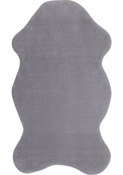 Peluş Halı Açık Gri Yıkanabilir Şekilli Post Yolluk Kilim fiyatları