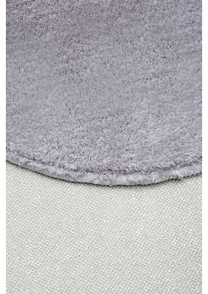 Peluş Halı Açık Gri Yıkanabilir Şekilli Post Yolluk Kilim fırsatları