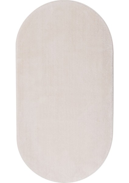 Peluş Halı Açık Vizon Yıkanabilir Oval Post Yolluk Kilim fiyatları