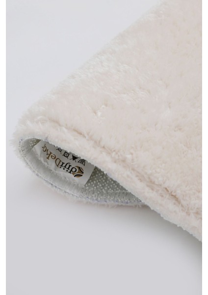 Peluş Halı Açık Vizon Yıkanabilir Oval Post Yolluk Kilim modelleri