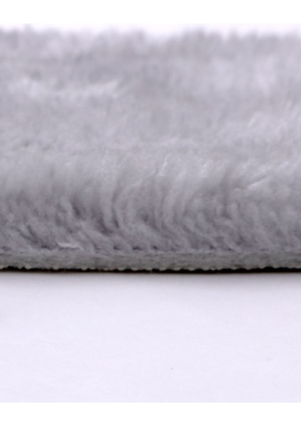 Peluş Halı Açık Gri Yıkanabilir Post Kesme Yolluk Kilim indirimleri