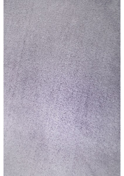 Peluş Halı Açık Gri Yıkanabilir Oval Kesme Post Yolluk Kilim