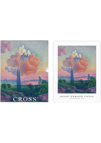 The Rose Cloud Henri Edmond Cross A4 Poster