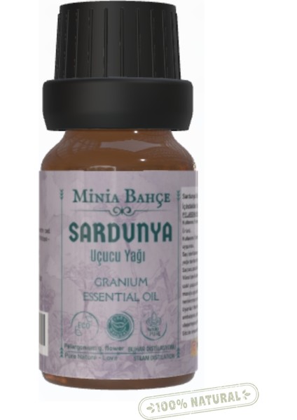 Minia Bahçe Sardunya (Itır) Uçucu Yağı 10ML