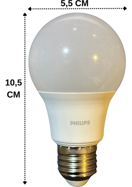 8W (60W) 2700K (Sarı Işık) E27 Duylu Klasik LED Ampul (8 Adet) modelleri