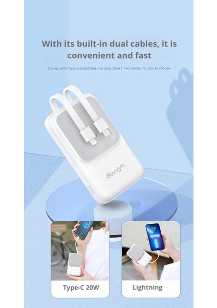 Atongm Powerbank Magsafe 10000MAH Manyetik Kablosuz Şarj Cihazı Iphone/huaweı/ Xiaomi Hızlı Şarj modelleri