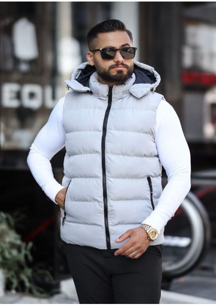 Erkek Çıkarılabilir Kapüşonlu Su Geçirmez Şişme Yelek modelleri
