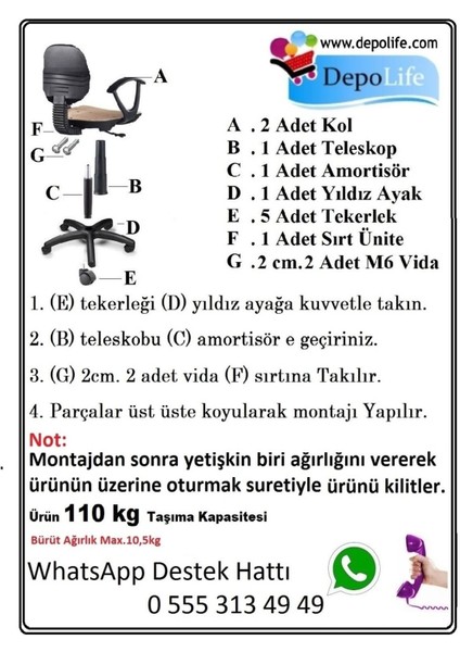 Çocuk Odası Ders Çalışma Ofis Koltuğu Sindirella Prenses Desenli Çocuk Sandalyesi Pembe