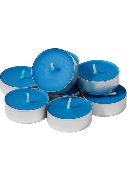 Sepeti Mum Tea Lights 50AD Mavi Renk