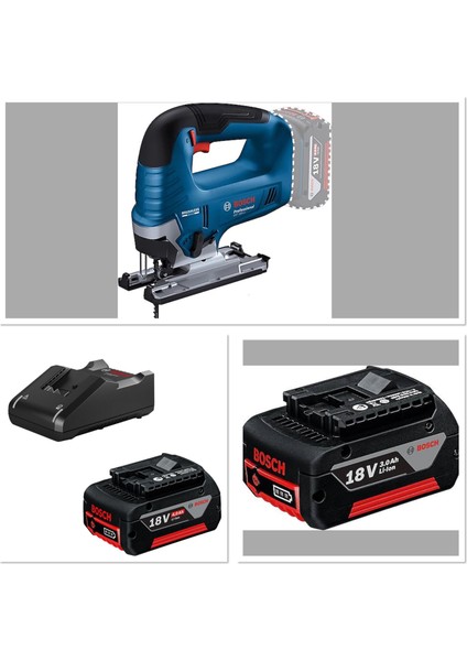 Gst 185 Li Dekupaj Testere ( Karton Kutu) 1AD 4.0 Ah + 1 Ad 3.0 Ah Akü