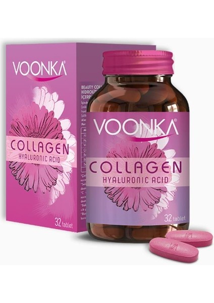 Collagen Hyaluronic Acid 32 Tablet (32 Günlük)