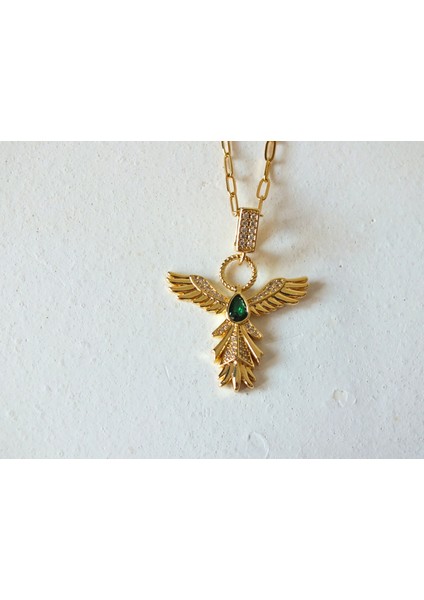 Çelik Gold Simurg Anka Kuşu Kolye fiyatları