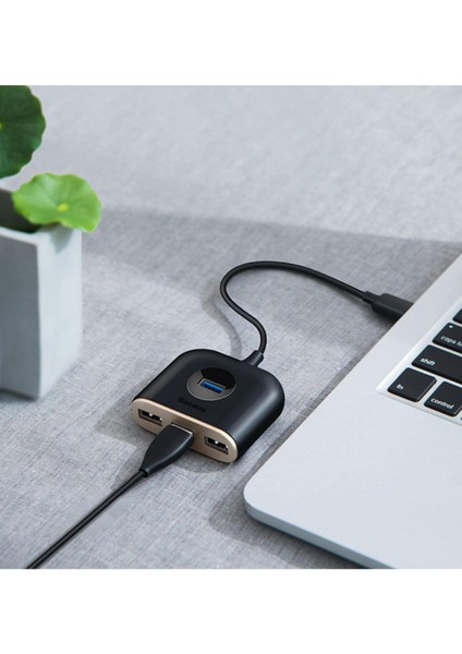 Byars-4in1 USB Hub Adaptör Usb3.0 To Usb3.0*1 Usb2.0*3 Yüksek Hız Veri Tranferi USB Çoğaltıcı Byarsbilişim