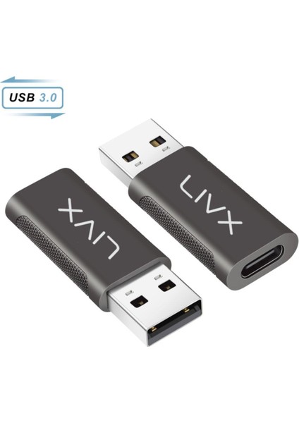 Byars-C To USB 3.0 Çevirici Dönüştürücü Otg Adaptör Lva-Otgcf Byarsbilişim