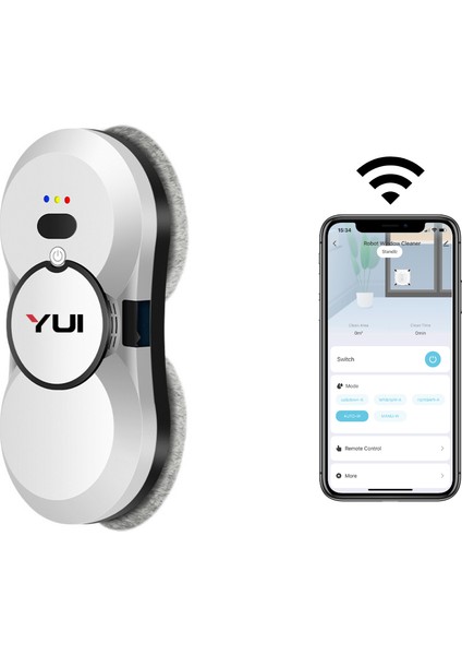 CS16 Pro 2024 Kumandalı - Smart Uygulamalı Su Püskürtme 2800 Pa Akıllı Cam Silme Robotu