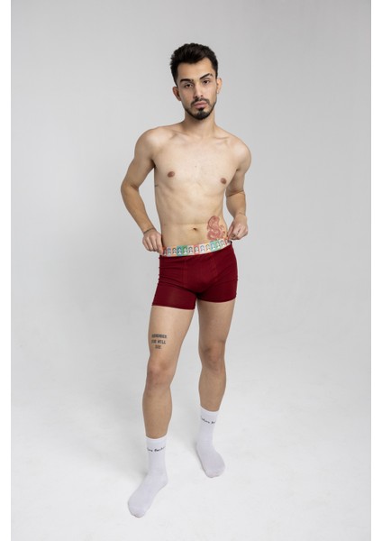 Bacchus Couture 3'lü Yumuşak ve Nefes Alabilir Pamuklu Erkek Boxer - Şık ve Rahat Iç Giyim Seti