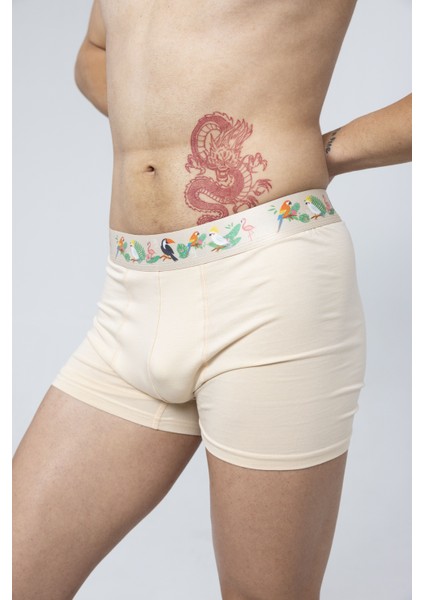 Bacchus Couture 3'lü Yumuşak ve Nefes Alabilir Pamuklu Erkek Boxer - Şık ve Rahat Iç Giyim Seti