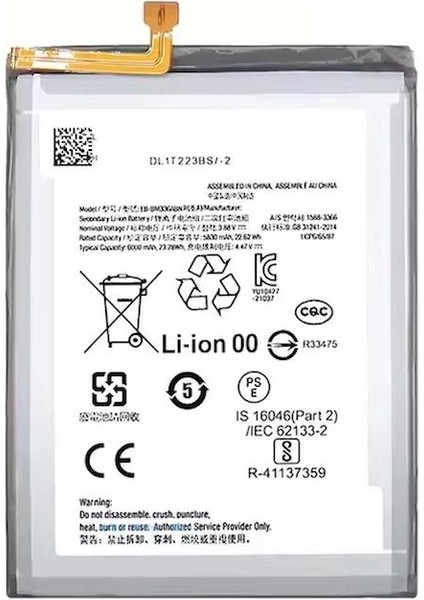 Samsung Galaxy M33 5g M336B Ile Uyumlu Ithal Pil Batarya