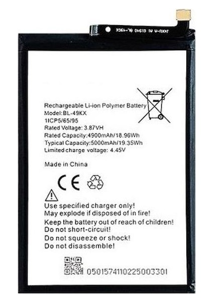 Infinix Note 12 Ile Uyumlu Ithal Pil Batarya