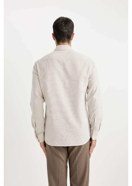 Long Sleeve Shirt Beıge indirimleri