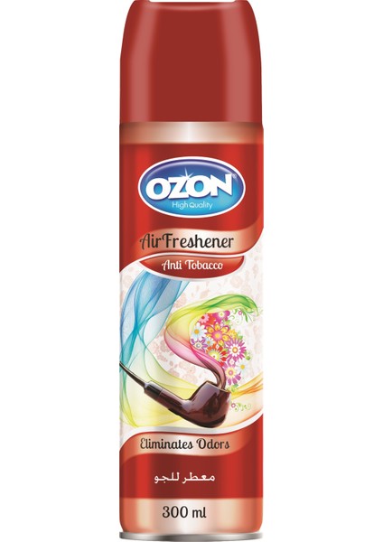 Air Freshener - Hava Temizleyici - Sigara Kokusuna Etkili - 300ML x 3 Adet