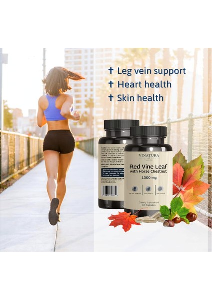 Red Vine Leaf Extract Horse Chestnut 1300 mg 60 Capsul modelleri