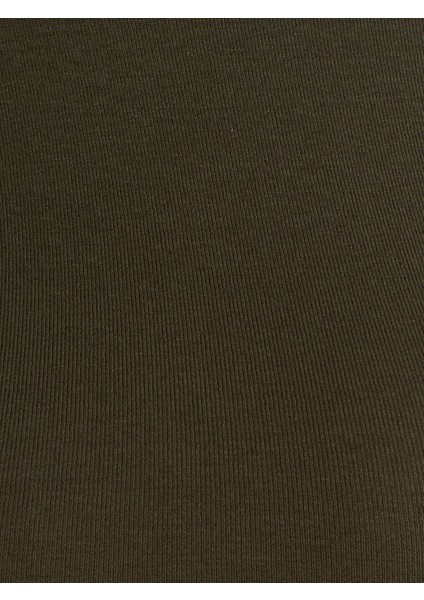 31236 Uzun Kollu Crop Top-Siyah