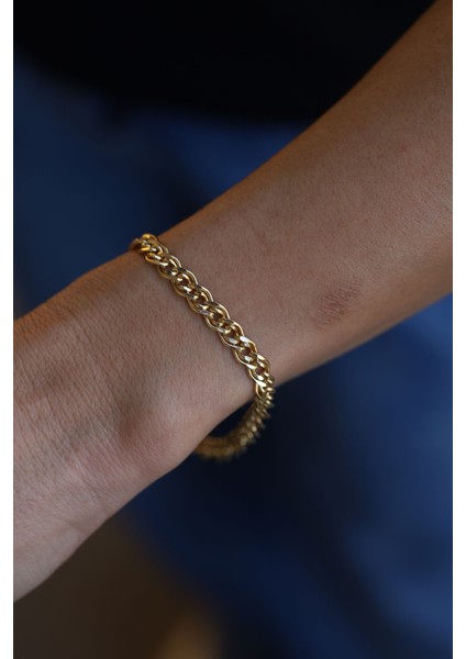 14 Ayar Altın Örme Halkalar Bileklik fiyatları