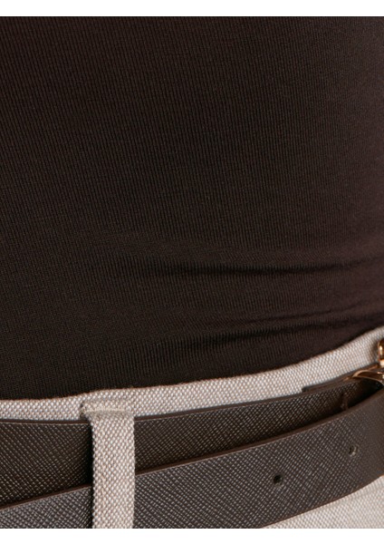 31213 Kayık Yaka Uzun Kollu Top-Koyu Kahve fırsatları