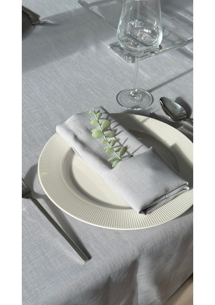 Creaminhome 12 Adet Gri Peçete